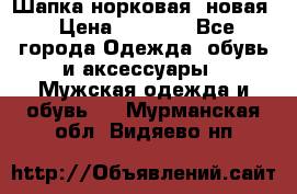Шапка норковая, новая › Цена ­ 5 000 - Все города Одежда, обувь и аксессуары » Мужская одежда и обувь   . Мурманская обл.,Видяево нп